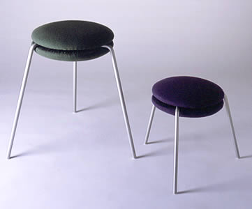 HAMBURGER stool + MINIBURGER stool